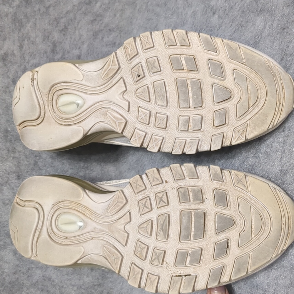 Nike Air Max 97 triple white size youth 4Y , women's 5.5 - Picture 6 of 8